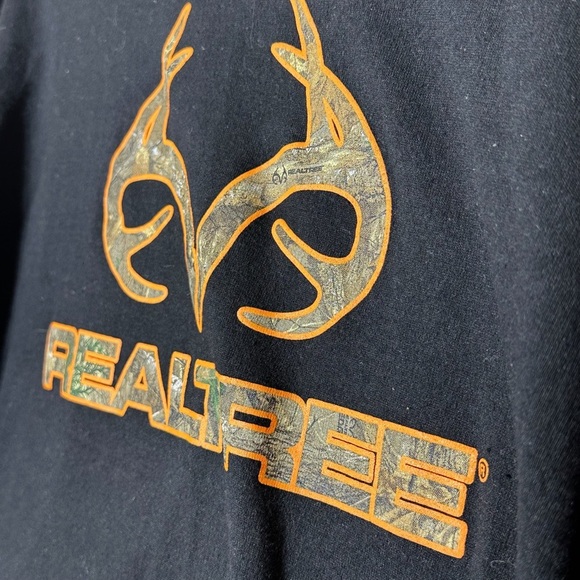 Realtree Men’s Black Long Sleeve Tee Size XL - Picture 3 of 10